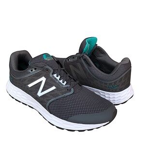 New Balance Fresh Foam 1165 - D Width Gray White Teal Sneakers Shoes 10D